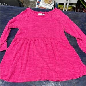 Old Navy Vibrant Pink Casual Kids Dress